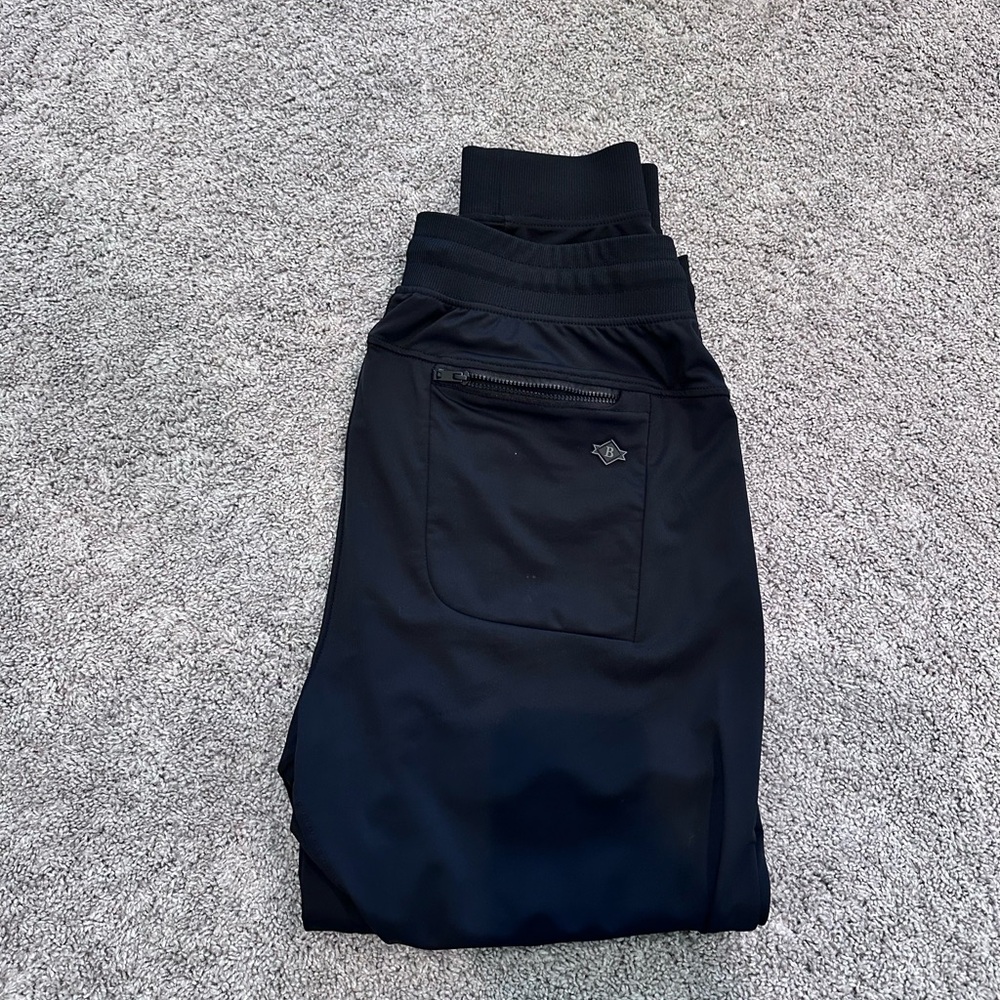 BURLEBO Black Men’s Jogger Sweatpants - Picture 3 of 3